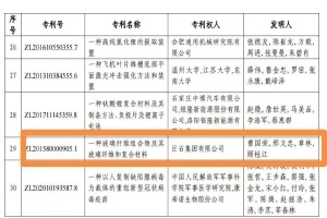 嘉兴首金！巨石集团摘得中国专利奖金奖